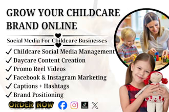 grow your childcare business with social media marketing and content management