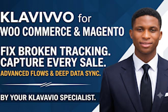 set up klaviyo email flows for woocommerce and magento