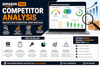 do amazon competitor analysis and market gap research for fba sellers