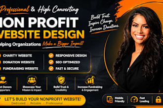 design non profit website, charity website, non profit website, donation website