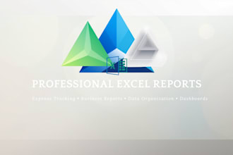 create professional expense reports and financial excel trackers
