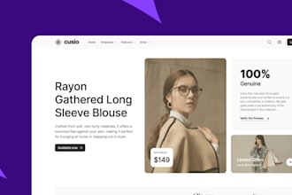 design and develop modern ecommerce website, woocommerce online shop website