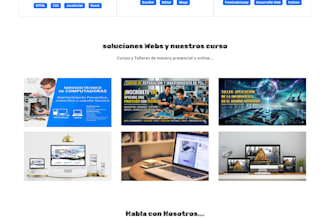 diseñaré tu sitio web one page, portafolio o landing page moderna