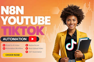 build n8n ai video automation for tiktok, reels and n8n youtube automation