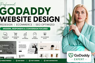 do godaddy business website design godaddy landing page godaddy website redesign