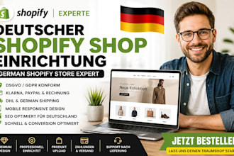 do deutscher shopify shop einrichtung german shopify store expert