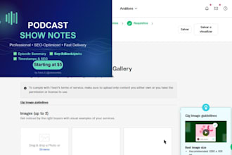 write engaging podcast show notes and episode summaries