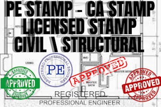 review, draw architectural stamp, pe stamp, mep, floor plan, structural plan