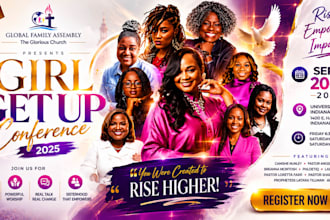 create modern church posters, flyers and banners