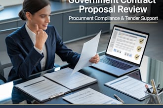 do procurment documentation compliance review for eligibility and bid management