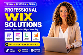 create or redesign a professional wix website or wix studio site