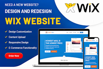 build wix studio website, custom wix design and business website