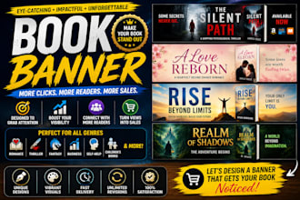 design a book  banner ebook banner book banner kindle book banner amazon kdp