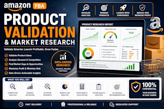 amazon product validation and market research for fba sellers