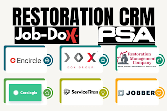 setup job dox encircle xactimate psa coralogix servicetitan restoration manager