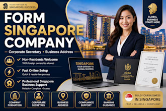 form singapore company with corporate secretary and business address