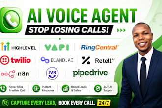 setup inbound call synthflow vapi ai receptionist ai voice agent gohighlevel