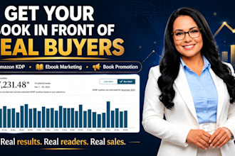 do amazon book promotion and ebook marketing to real buyers to boost book sales