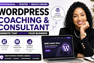 build a wordpress coaching and consultant website
