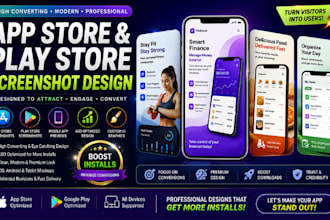 design app store play store mobile app screenshots google store aso app graphics