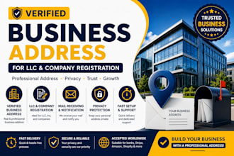 provide verified business address for llc and company registration