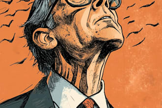 create digital political cartoon for political cartoon