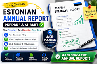 prepare and submit your estonian annual report fast and compliant