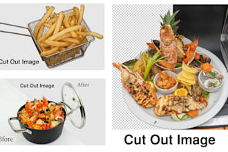 food image cut out,bg remove 6 hour service