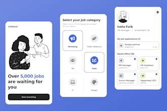 create job finder bot ,job portal app ,job finder app,job hunting app,finder bot