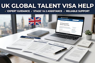 help you prepare a UK global talent visa application