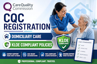 set up your UK domiciliary care agency and secure cqc registration with document