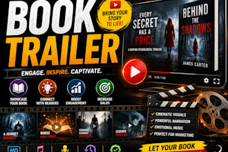 create book trailer ebook trailer kindle book trailer amazon kdp book design