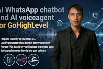 create an ai whatsapp chatbot and voice agent with ghl