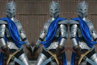 create custom anime cosplay creation 3d wearable dark knight fantasy armor prop