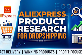 do aliexpress product research for your drop shipping store