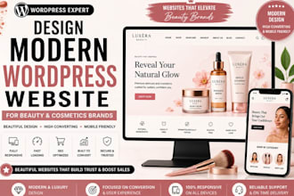 design modern shopify websites for beauty and cosmetics brands