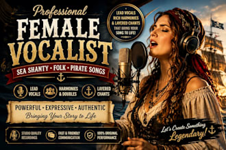 sing sea shanty, irish celtic, tech house, mental sceaming, vocal music, fantasy