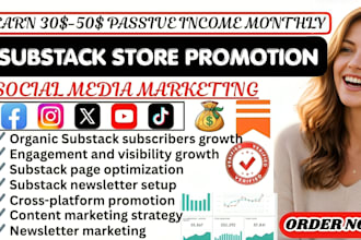 setup substack promotion subatck newsletter sub stack subscribers link promotion