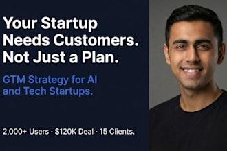 a go to market strategy for your ai or tech startup