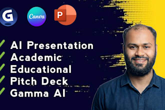 design ai presentation academic pitch deck carousel and infographics
