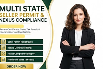 register multi state seller permit resale certificate and nexus compliance