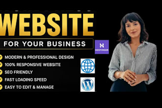 design a professional wordpress website using element pro for your business