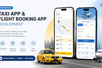 do deliver app, taxi booking app, flight booking app development