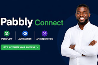 setup pabbly connect workflow automation api integration