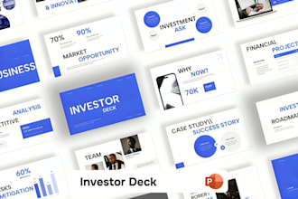 do investor pitch deck, startup deck design, venture capital presentation, PPT