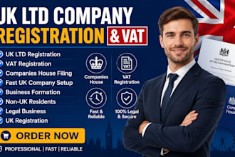uk ltd company registration, UK company formulation, UK vat registration