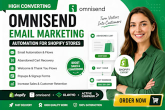 setup omnisend email marketing automation for shopify store