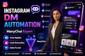 create instagram dm automation with manychat