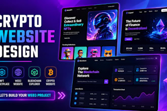 crypto website nft marketplace website web3 website blockchain explorer website