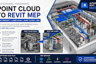 convert point data cloud scan 3revit mep matterports laser scan point cloud bim